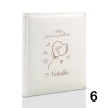 Album na chrzest, wklejany, 60 kremowych stron, personalizowany, 12 wzorów